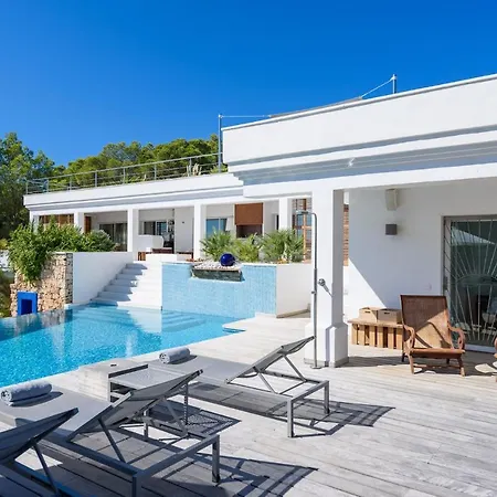 Exquisite Ibiza I Jaw Dropping Sea Views I Casa Blanca Jondal I 4 Bedrooms I Gym I Outdoor Kitchen I San José
